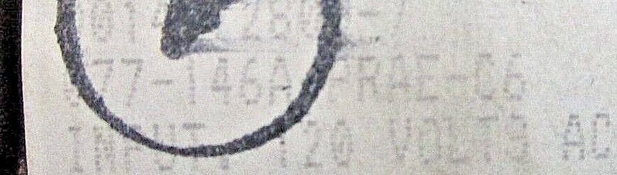 Crompton Synchroscope 077-146A-PRAE-C6 Used