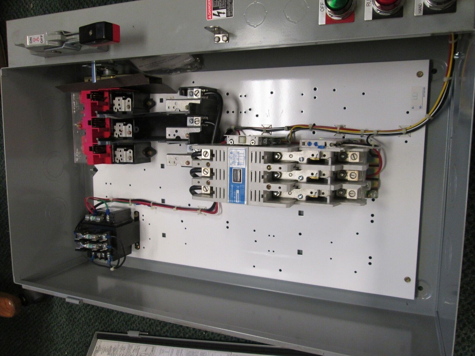 Cutler-Hammer Fusible Combination with Control Transformer, Size 3, AN16KN0, NEW