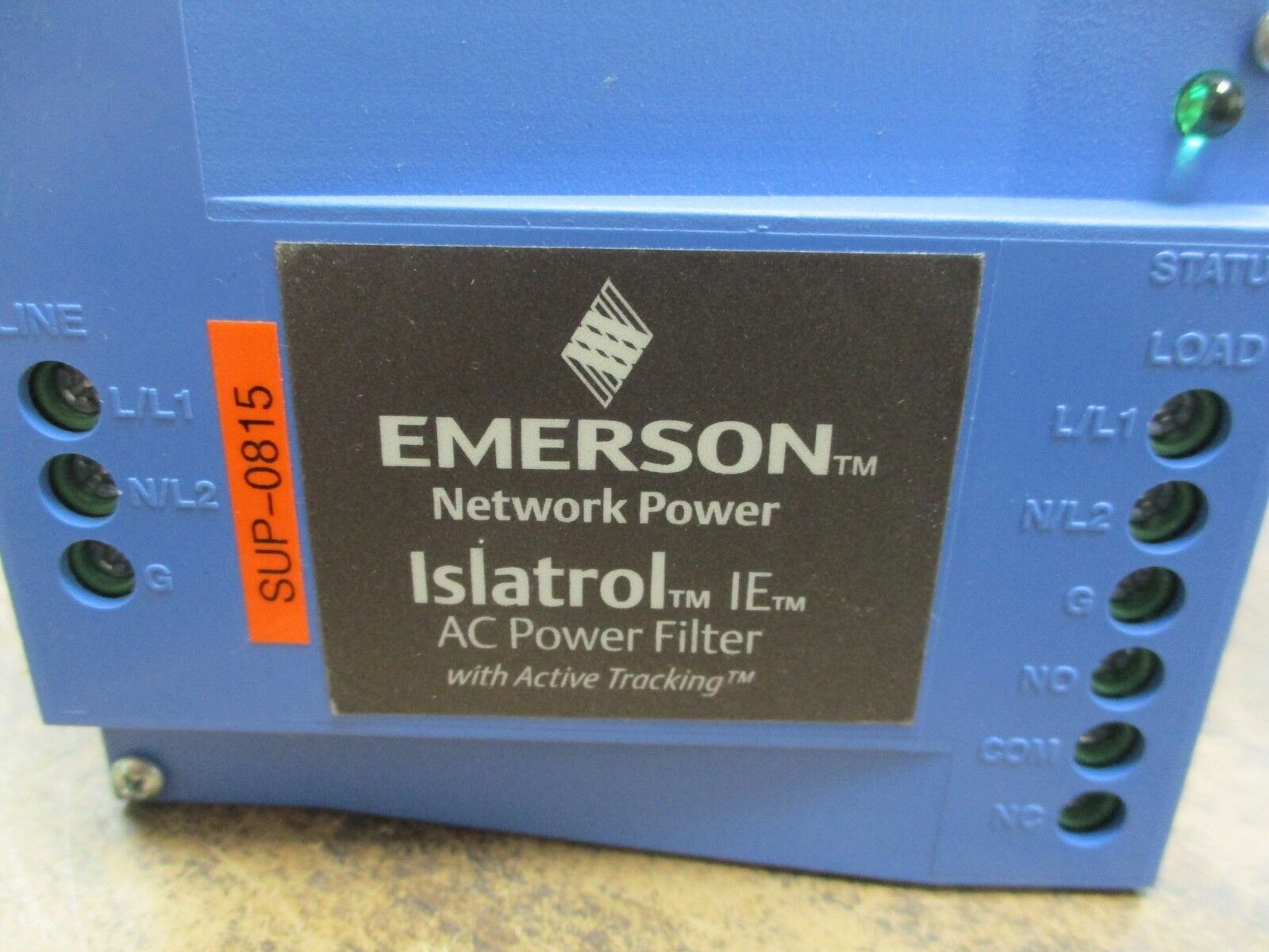 Emerson Islatrol IE AC Power Filter IE-120 w/ Active Tracking 120V 47-63Hz Used
