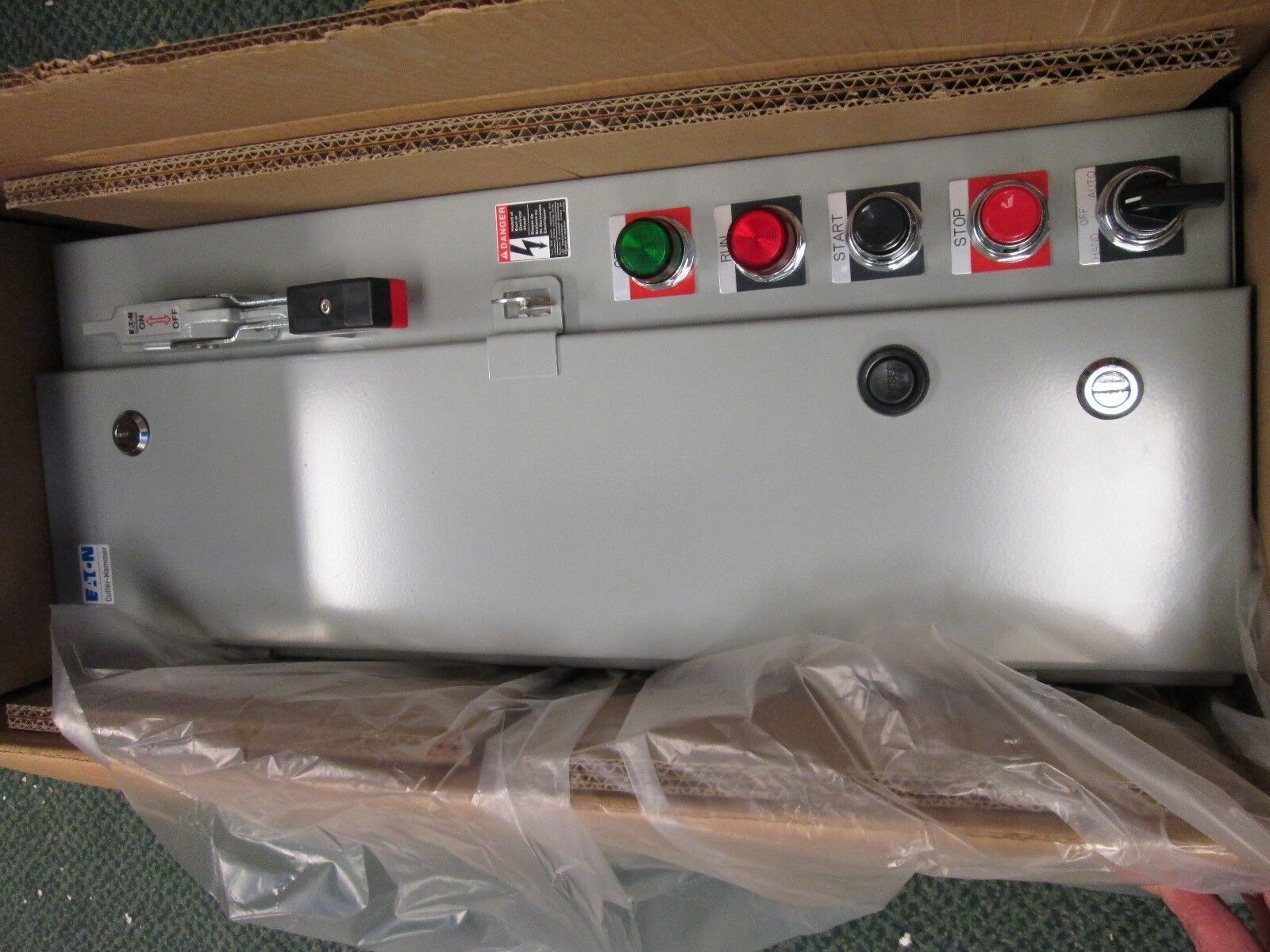 Cutler-Hammer Fusible Combination ECN1801CDC Size 0 Solid State Overload New