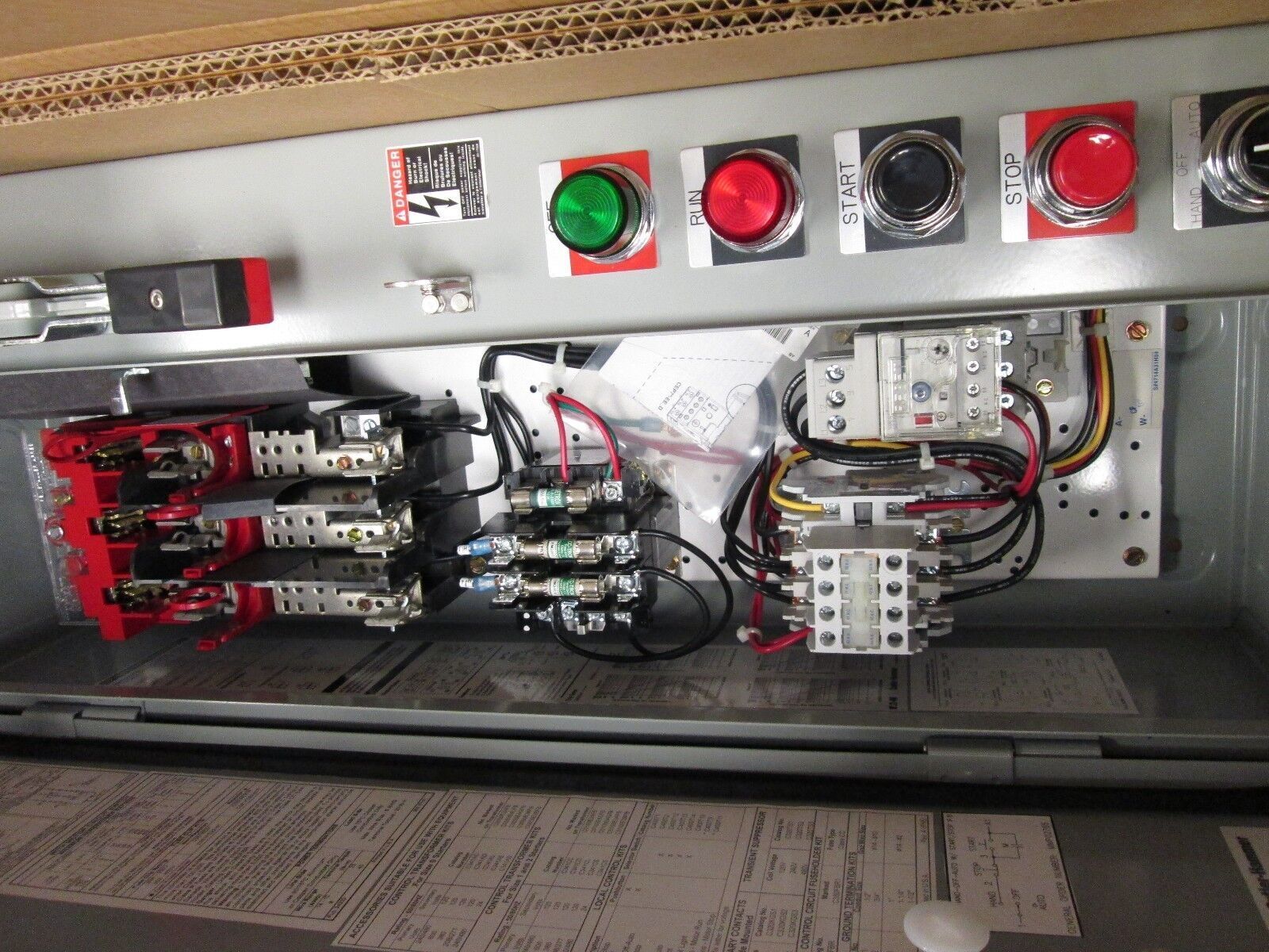 Cutler-Hammer Fusible Combination ECN1801CDC Size 0 Solid State Overload New