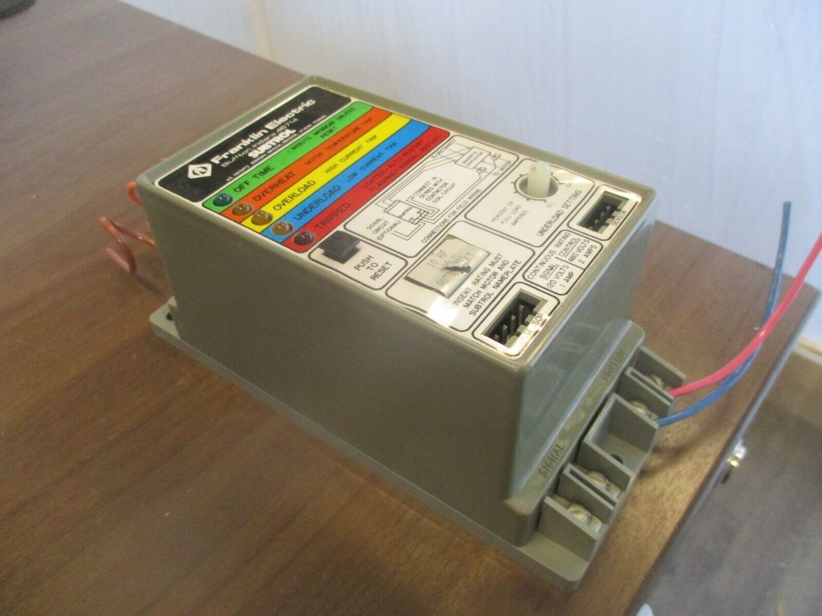 Franklin Electric Subtrol Motor Protector 152200941 10HP 460V 3Ph Used