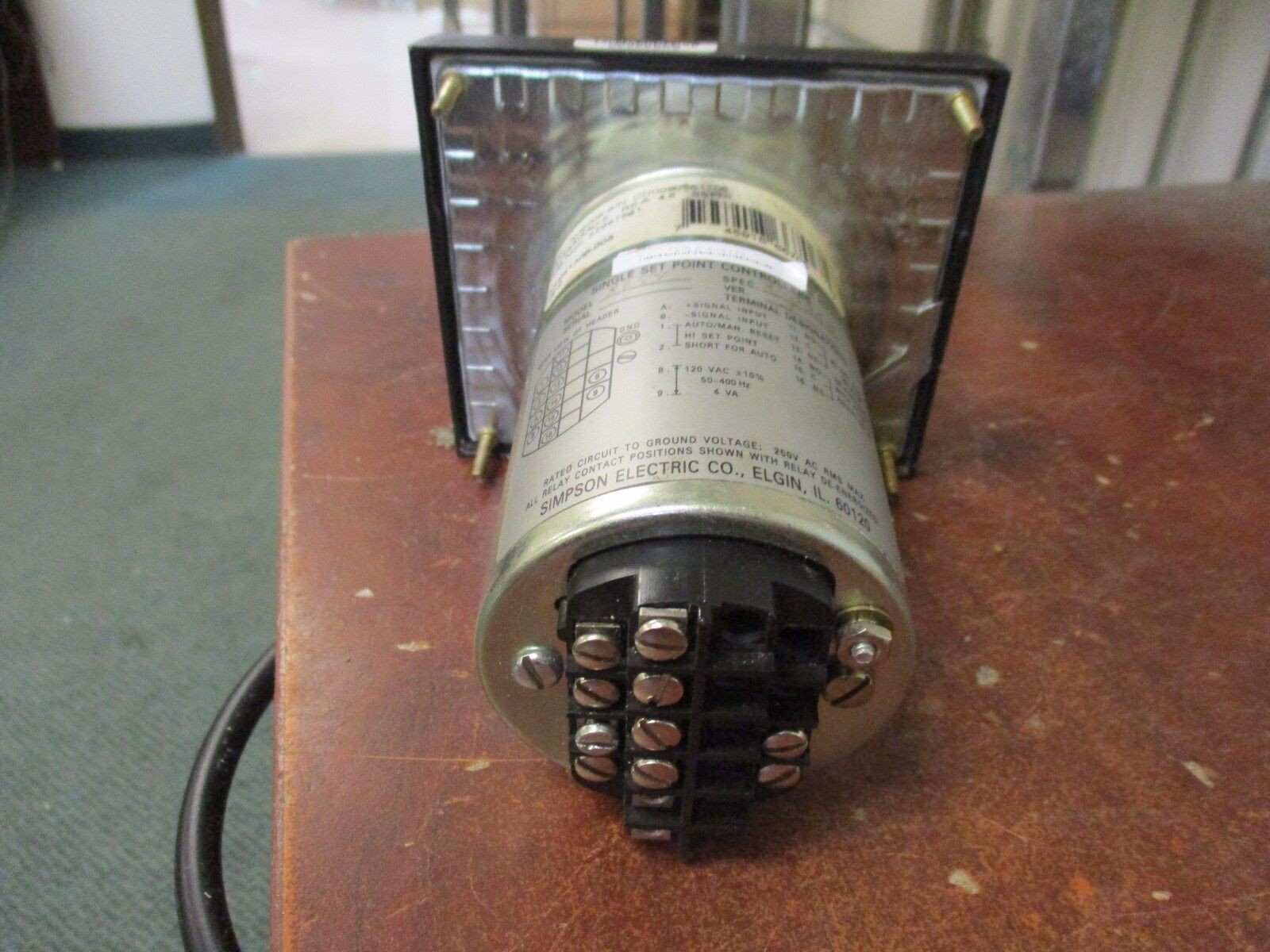 Simpson Single Set Point Controller 3344AAIXAO-5 REA 4.5 0-10A Range Used