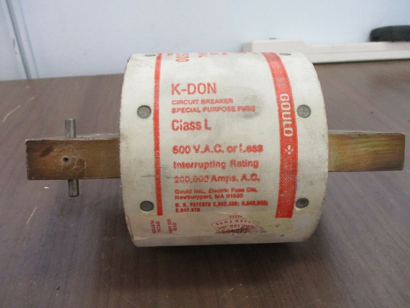 Gould Shawmut Amp-Trap Fuse A4BY2500 2500A 600V Used