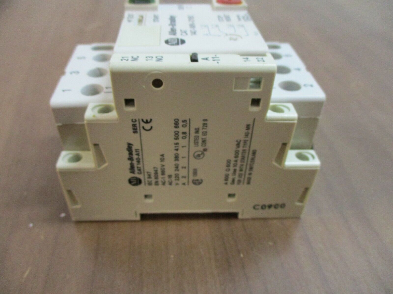 Allen-Bradley Manual Starter 140-MN-0160 Trip: 1.0-1.6A Used