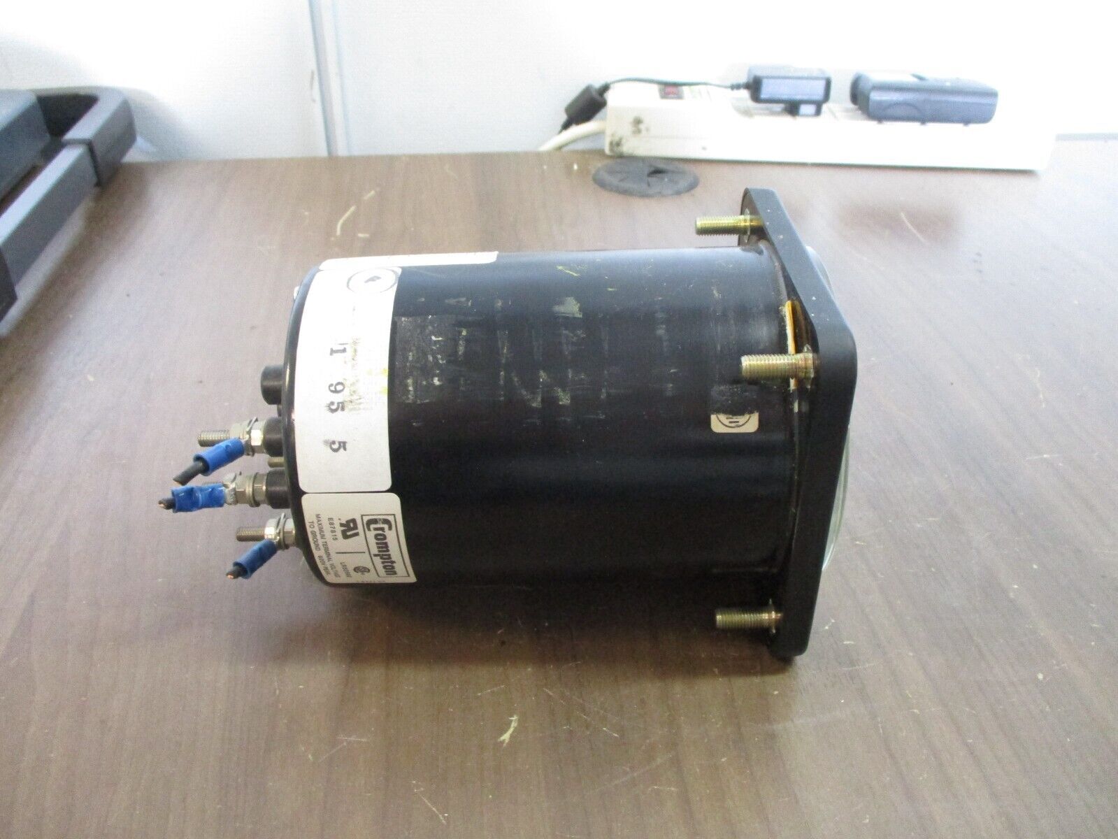 Crompton Power Factor Meter 077-427A-00AD-C6 Used