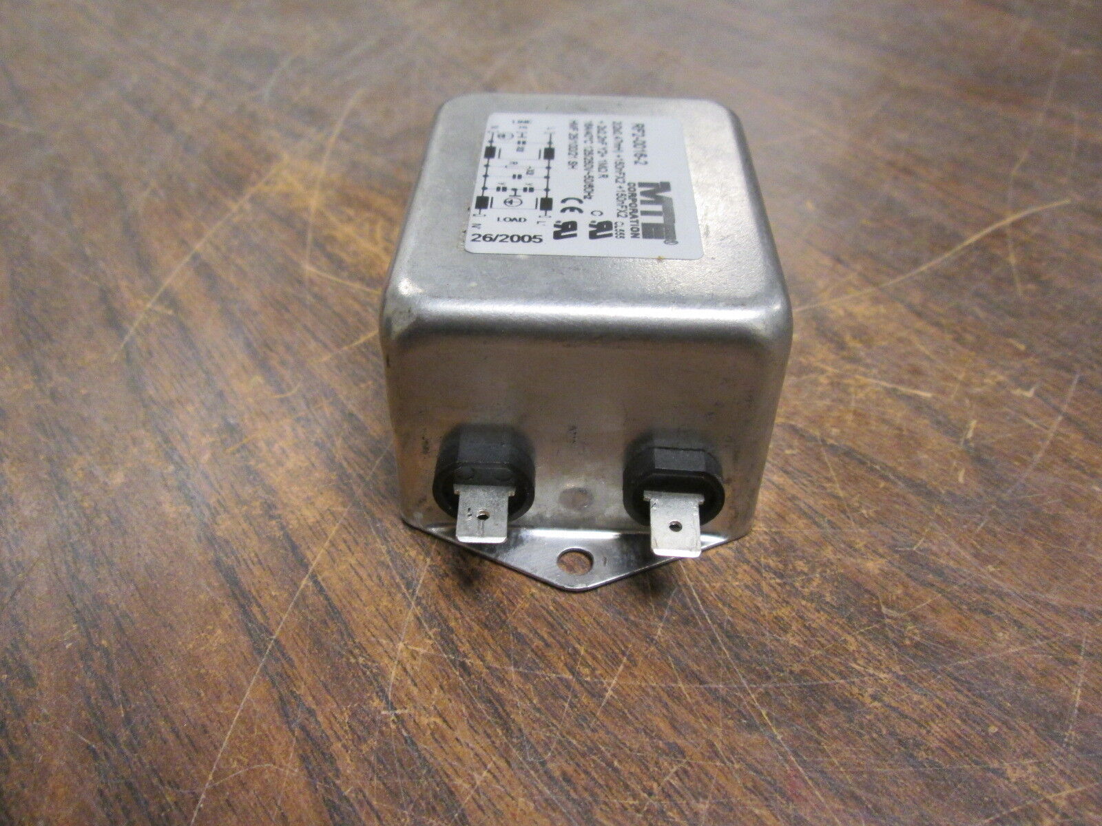 MTE RFI Filter RF2-0016-2 125/250V 16A 50/60Hz Used
