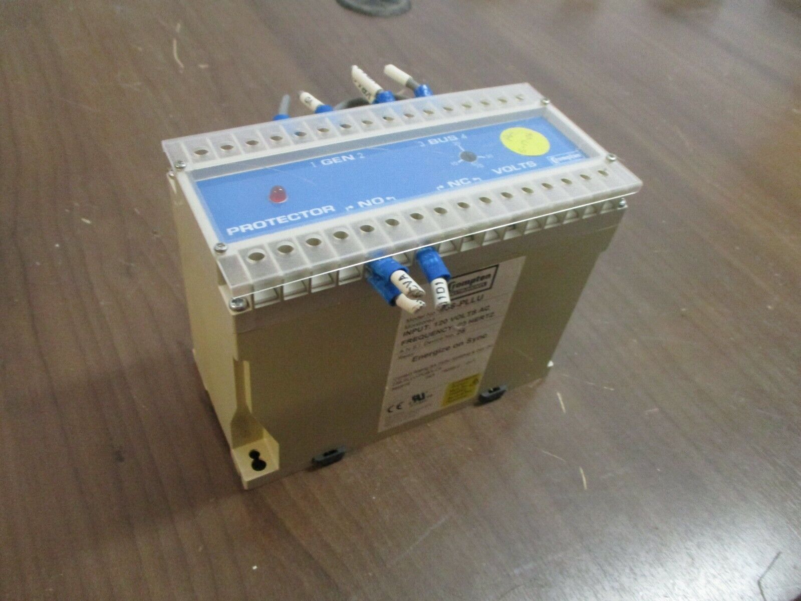 Crompton Protector Energize on Sync Relay 256-PLLU-PQBX-C6 120V 60Hz Used