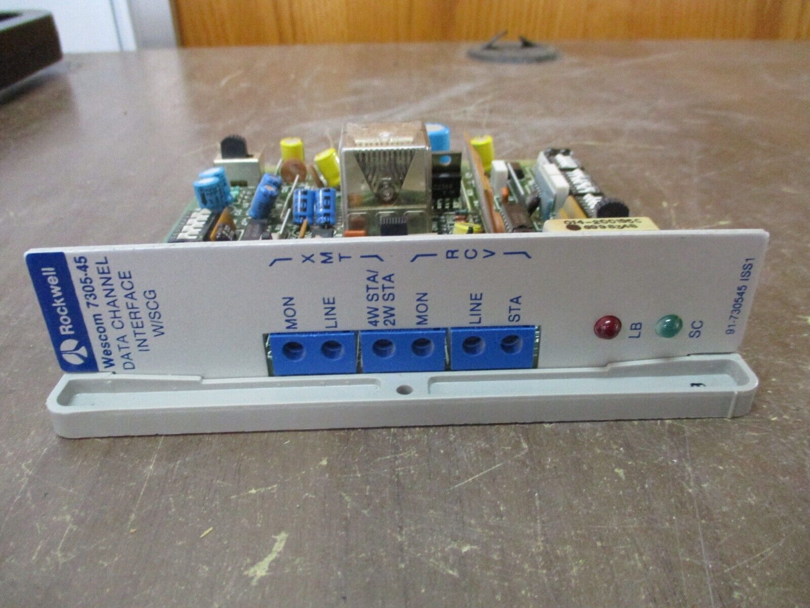Rockwell Wescom 7305-45 Data Channel Interface Module 91-730545 ISS. 1 w/ SCG