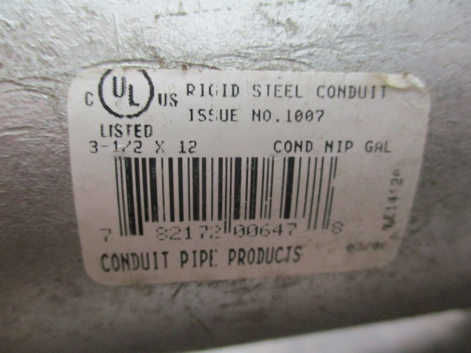 O-Z/Gedney Aix Series Expansion Coupling DWG 754-Q 4" Used