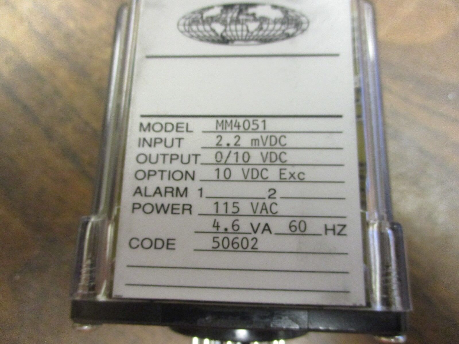 Wilkerson Mighty Module Relay MM4051 Input: 2.2mVDC Output: 0/10VDC Used