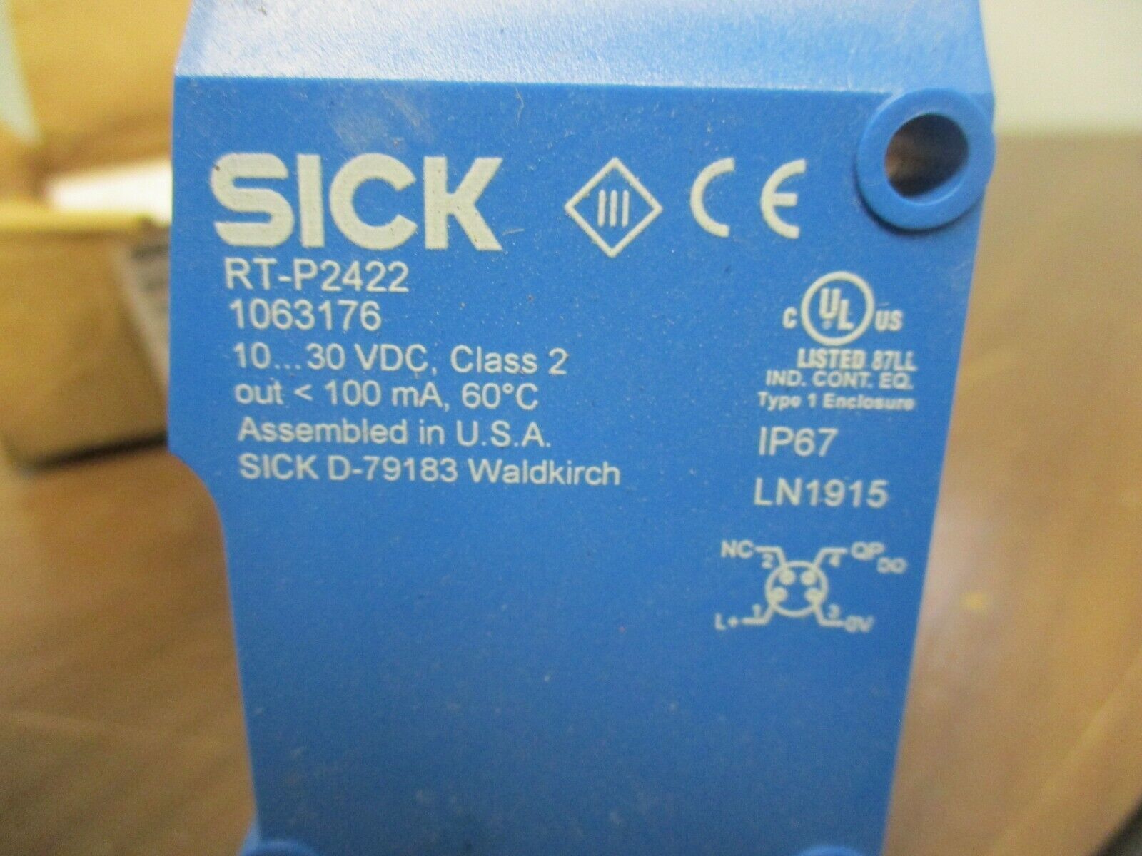 SICK Proximity Sensor RT-P2422 DC PNP DO Snap M8 Pigtail New Surplus