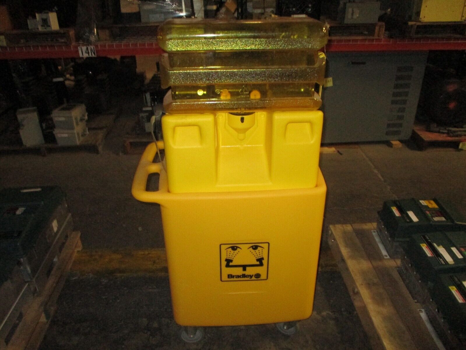 Bradley On-Site Portable Gravity Fed Eye Wash Station S19-921 Used