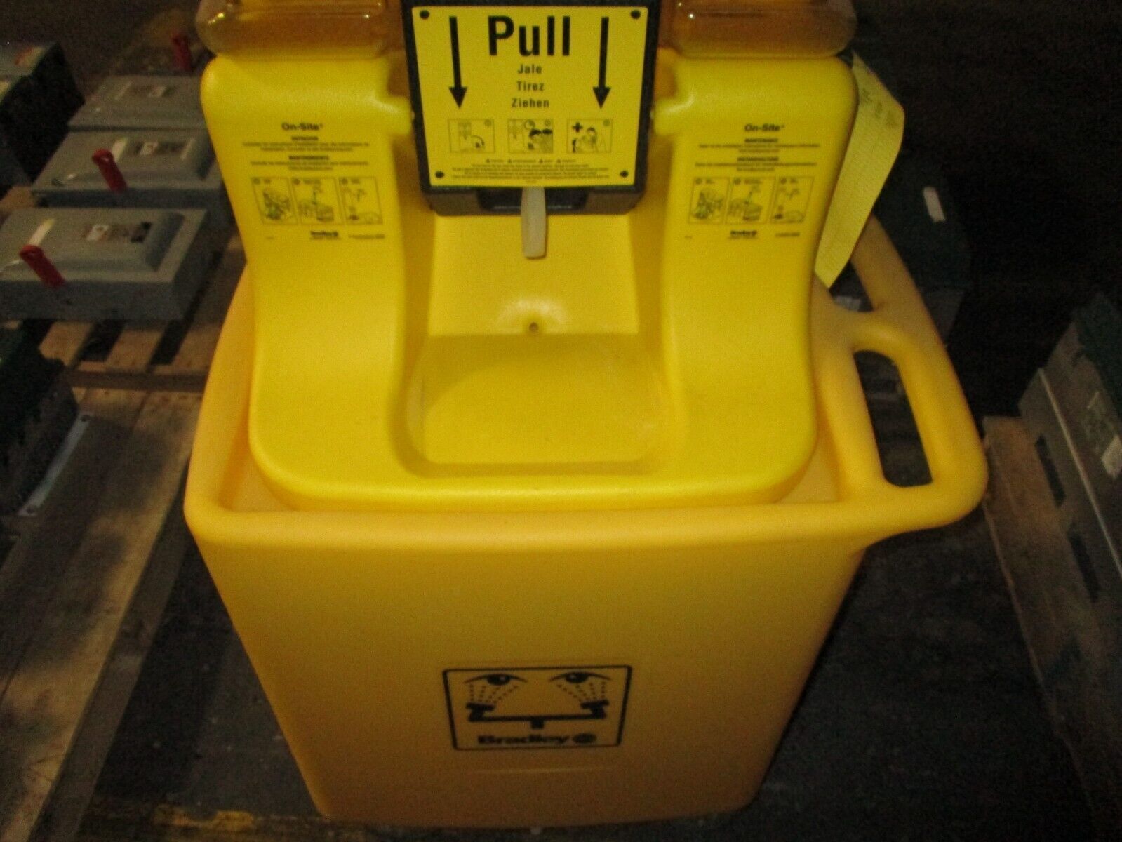 Bradley On-Site Portable Gravity Fed Eye Wash Station S19-921 Used