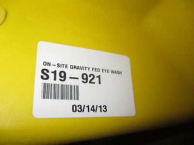Bradley On-Site Portable Gravity Fed Eye Wash Station S19-921 Used