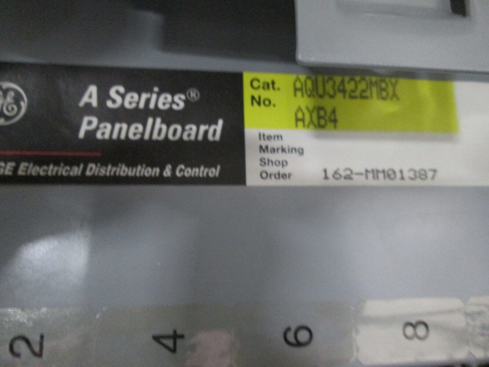 GE Main Lug Circuit Breaker Panel w/ Surge Suppressor AQU3422MBX 225A Max Used