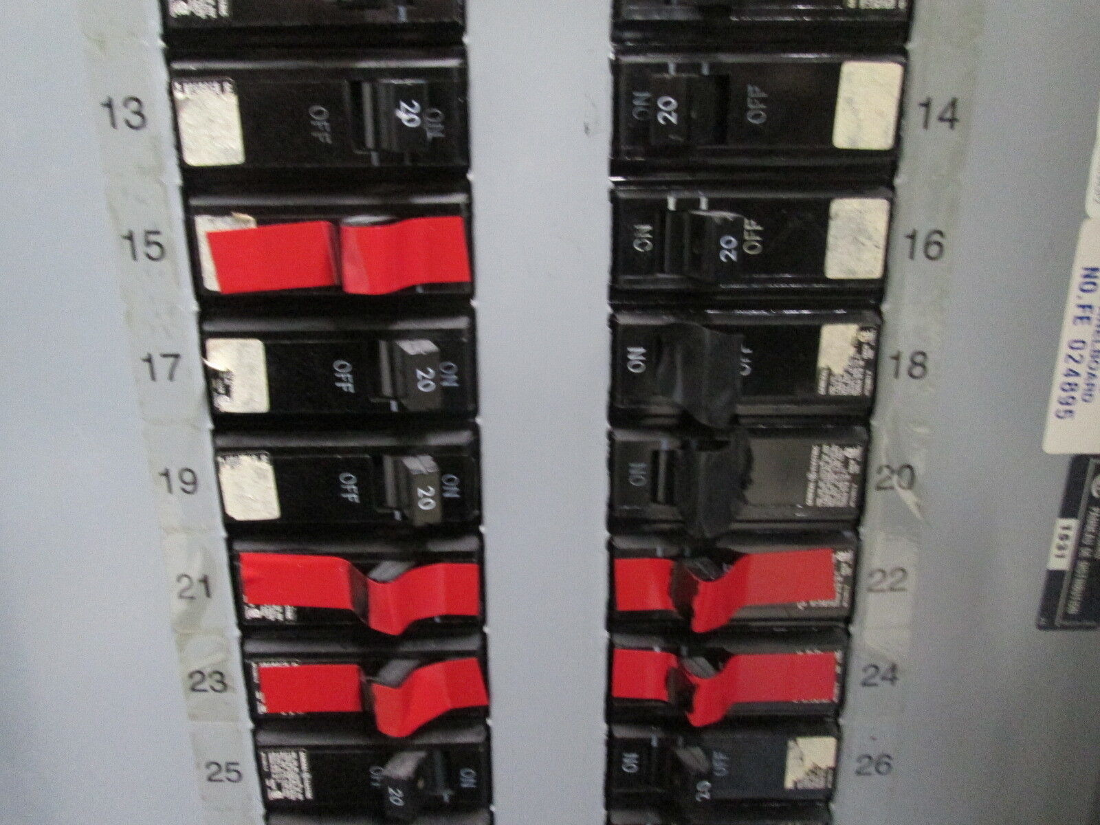 GE Main Lug Circuit Breaker Panel w/ Surge Suppressor AQU3422MBX 225A Max Used