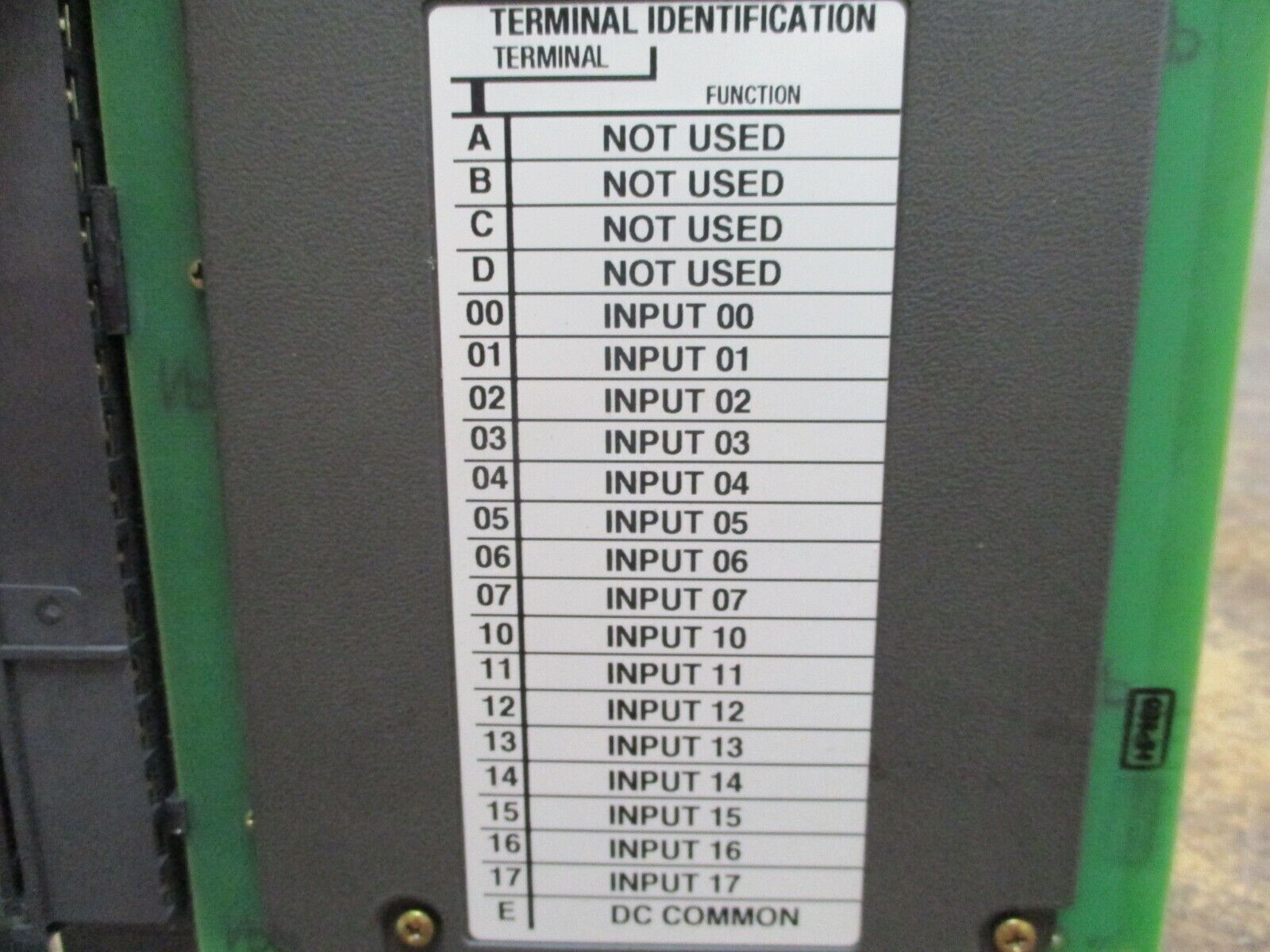 Allen-Bradley DC Input Module 1771-IBD/B Ser. B Rev. E04 10-30VDC Used