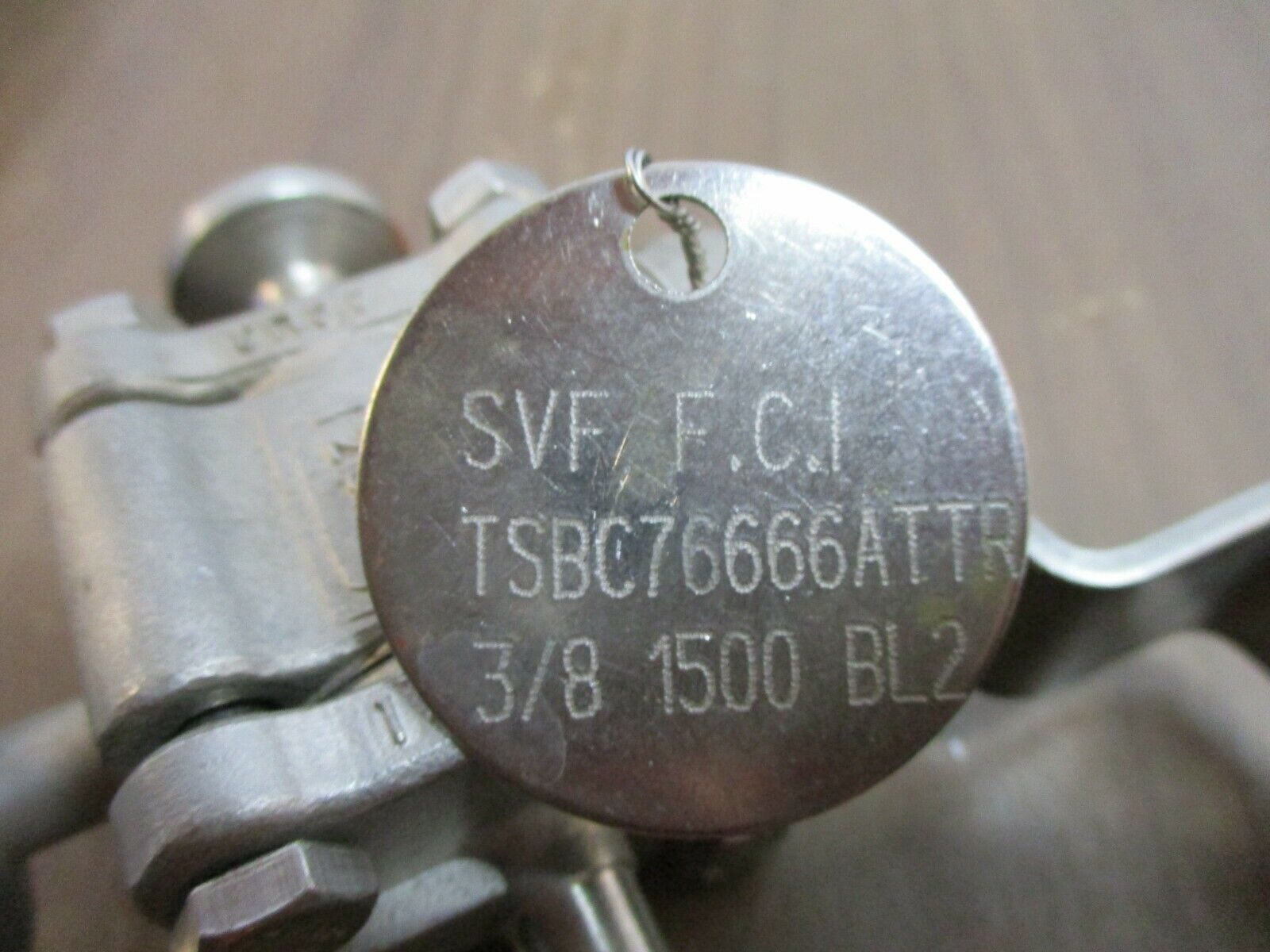 SVF Ball Valve TSBC76666ATTR 3/8" Used