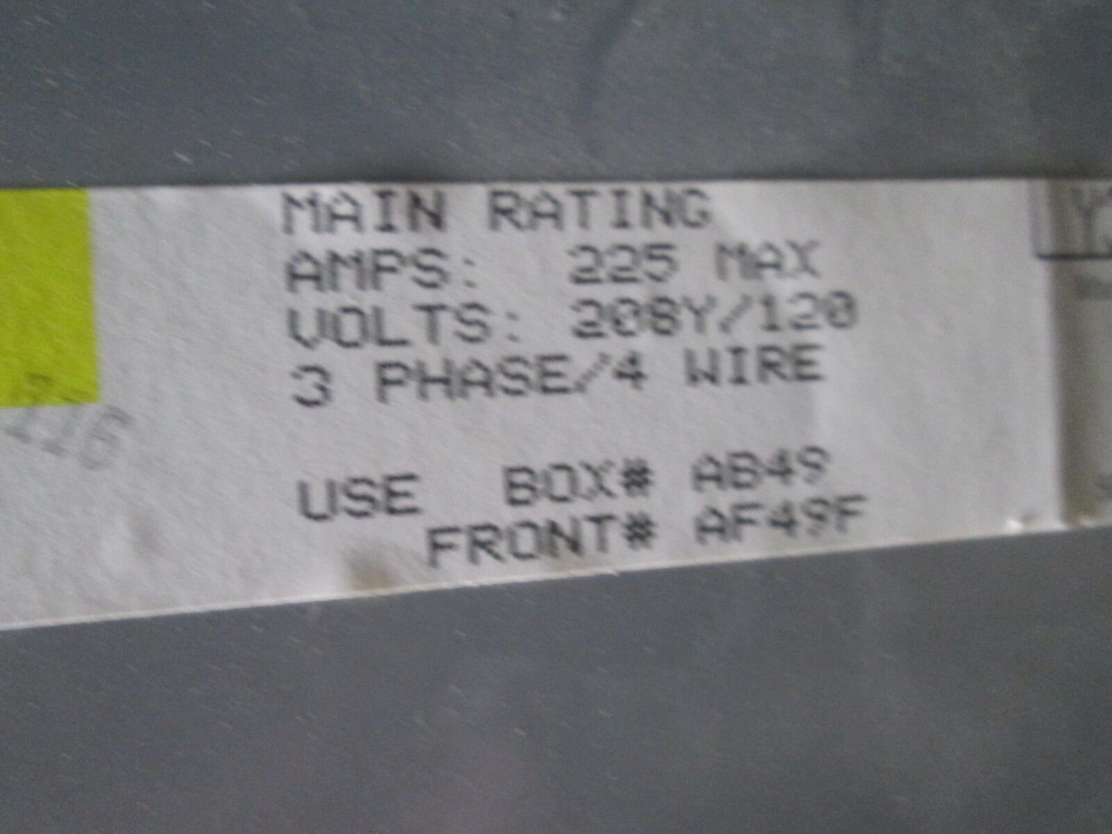 GE Main Lug Circuit Breaker Panel w/ Surge Suppressor AQU3422MBX 225A Max Used