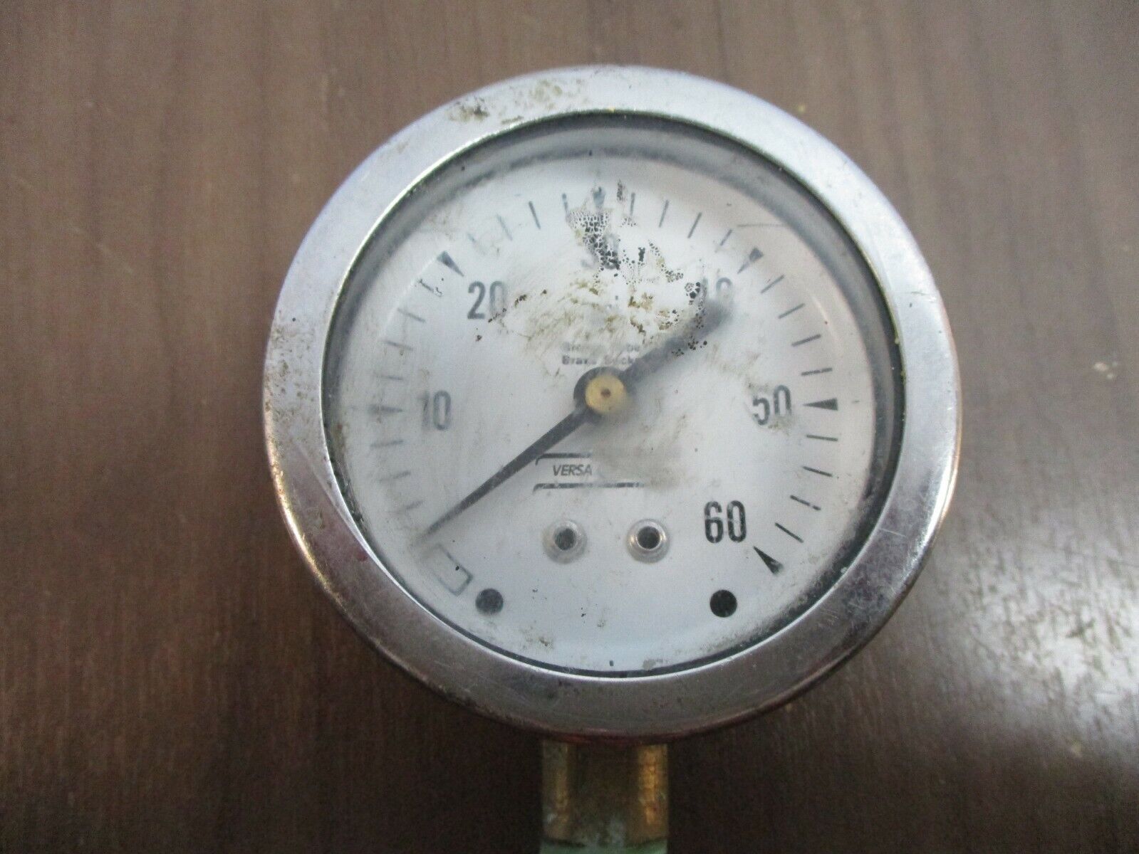 Versa Gauge Pressure Gauge Range: 0-60PSI Used