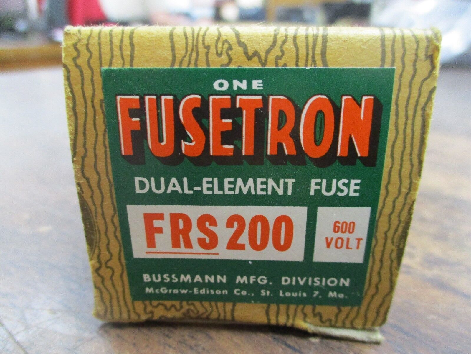 Bussmann Fusetron Fuse FRS200 200A 600V New Surplus