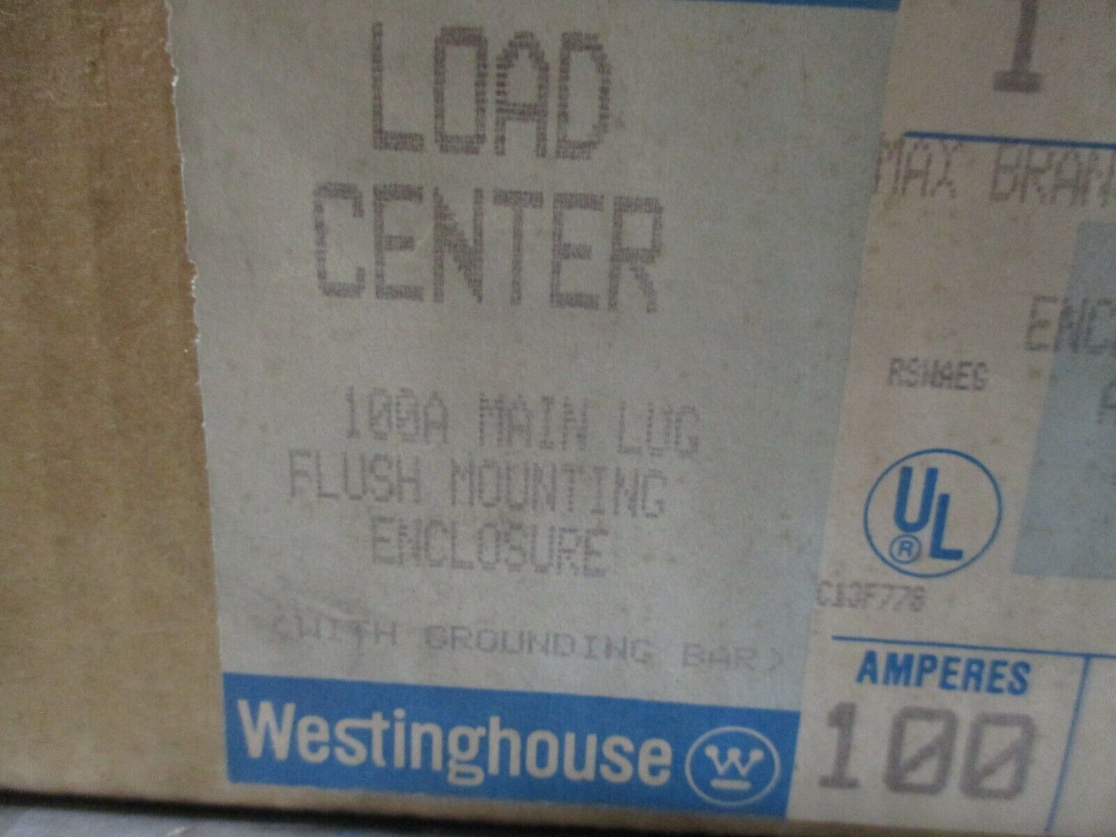 Westinghouse Main Lug Load Center S8-16FNG 100A 120/240V 1Ph 3W New Surplus