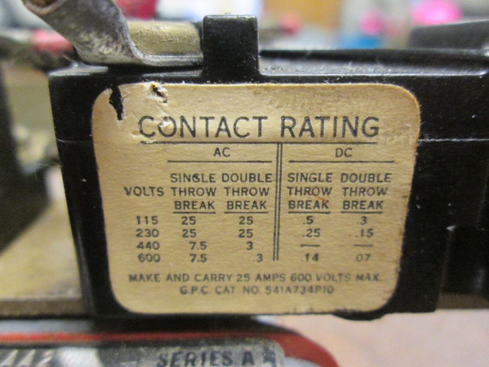 GE Time Delay Relay CR2820B116AA2 115V Coil 60Hz Delay: 1/5-180sec Used