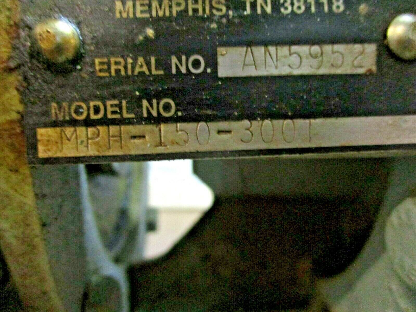 Memphis Pump & MFG. Co. Pump MPH-150-3001 3HP 3600RPM 230/460V 3Ph Used