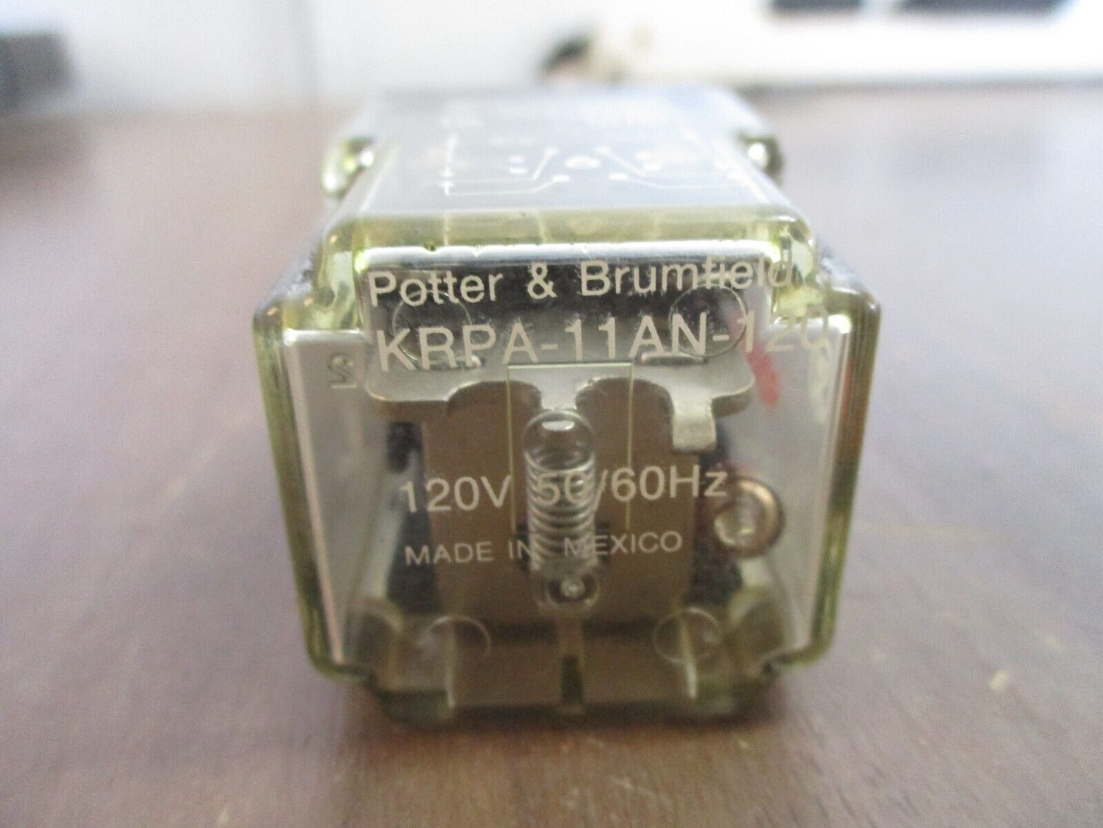 Potter & Brumfield Relay KRPA-11AN-120 120V Coil *Lot of 2* *Cracked* Used