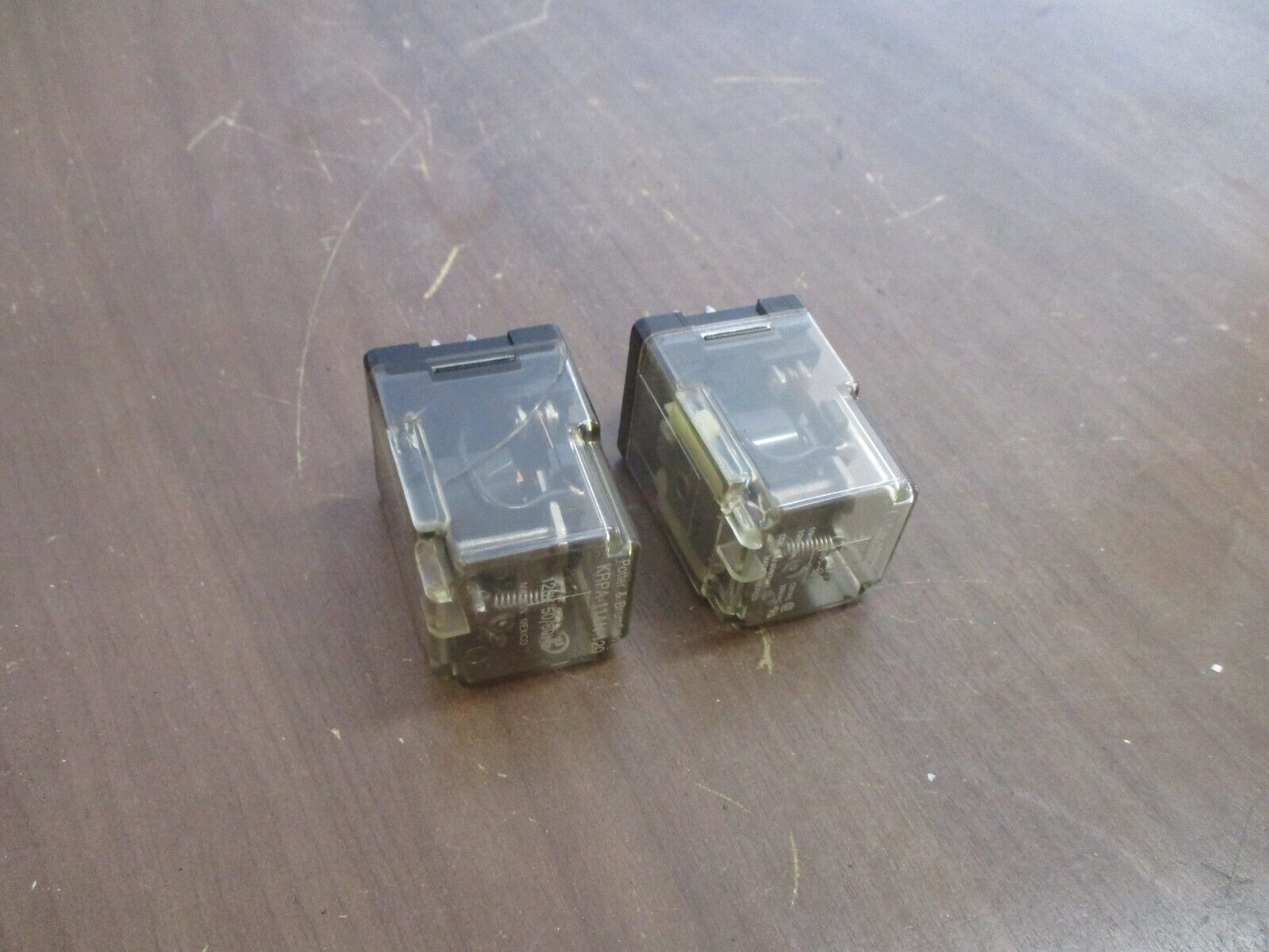 Potter & Brumfield Relay KRPA-11AN-120 120V Coil *Lot of 2* *Cracked* Used