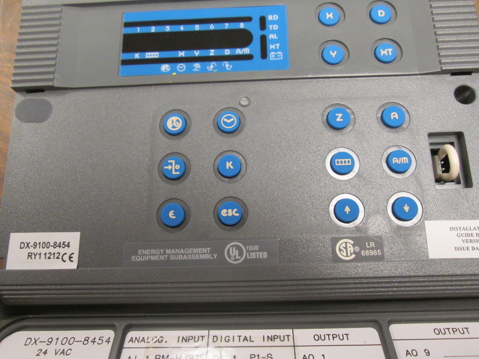 Johnson Controls / Metasys Controller DX-9100-8454 24VAC  Used