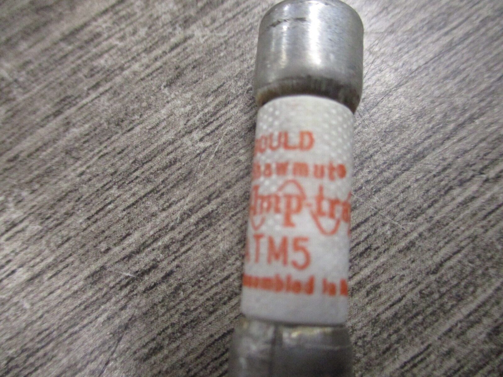 Gould Shawmut Amp-Trap Fuse ATM5 5A 600V *Lot of 6* Used