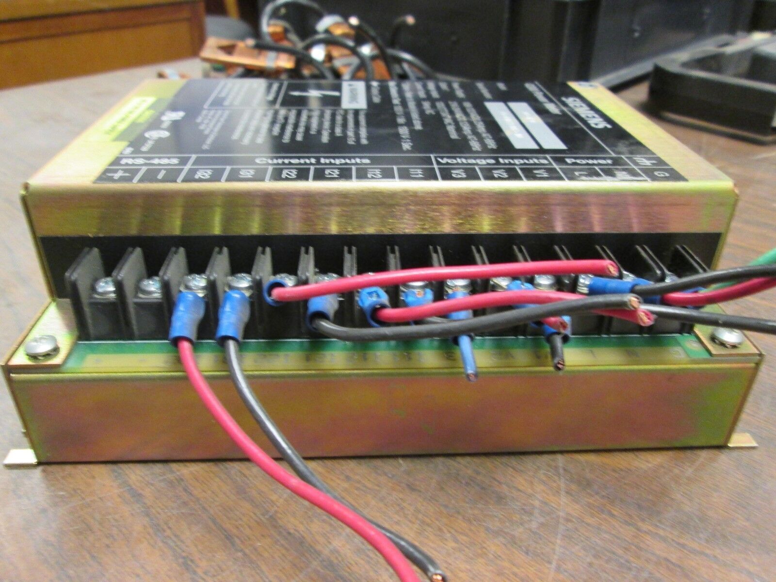 Siemens 4300 Power Meter DC-120 Power Supply: 108-132V 0.25A 47-66Hz Used