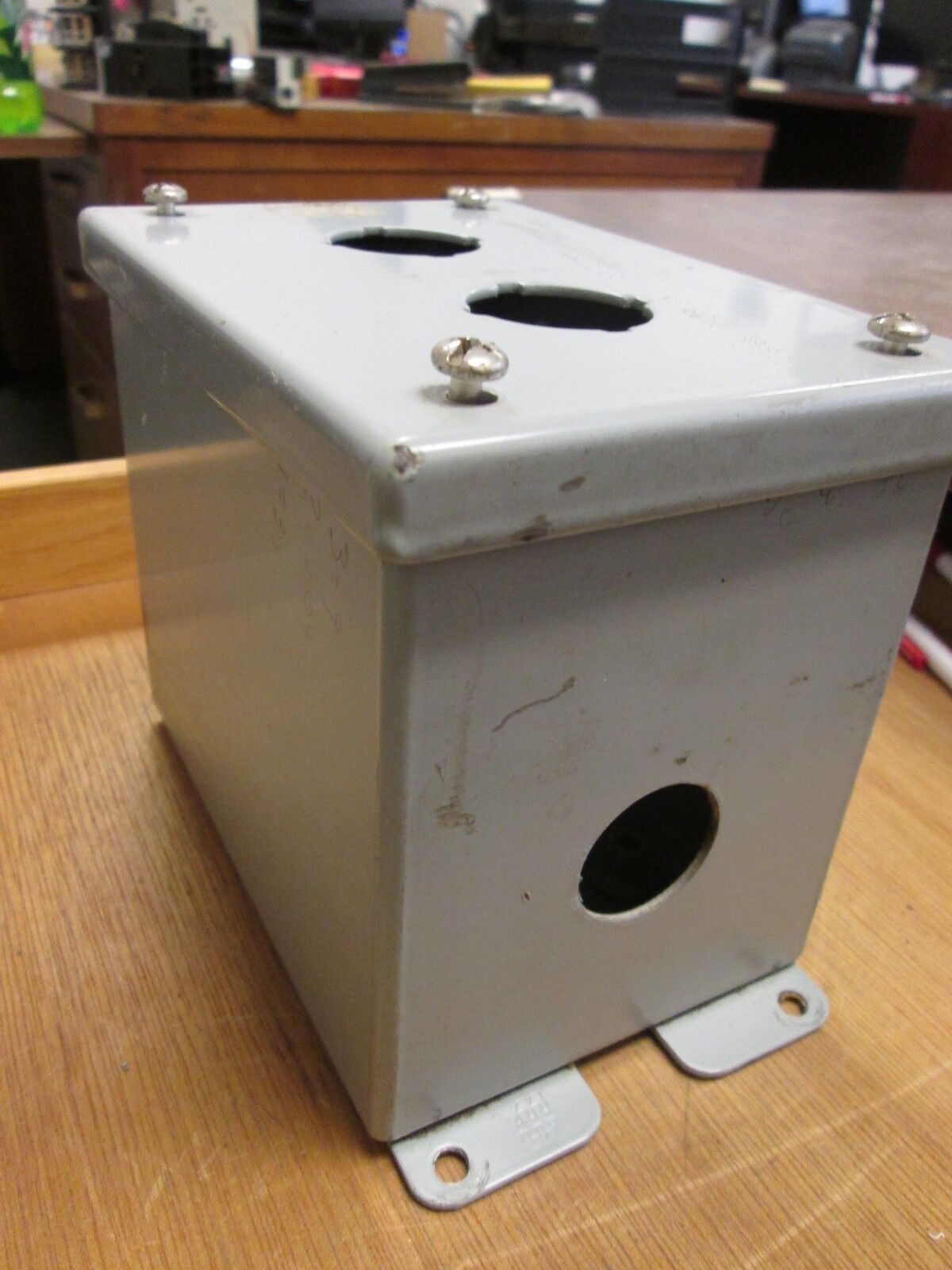 Hammond Push Button Station 1437B 2 hole Used