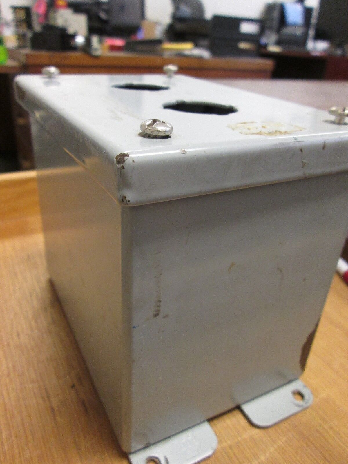 Hammond Push Button Station 1437B 2 hole Used