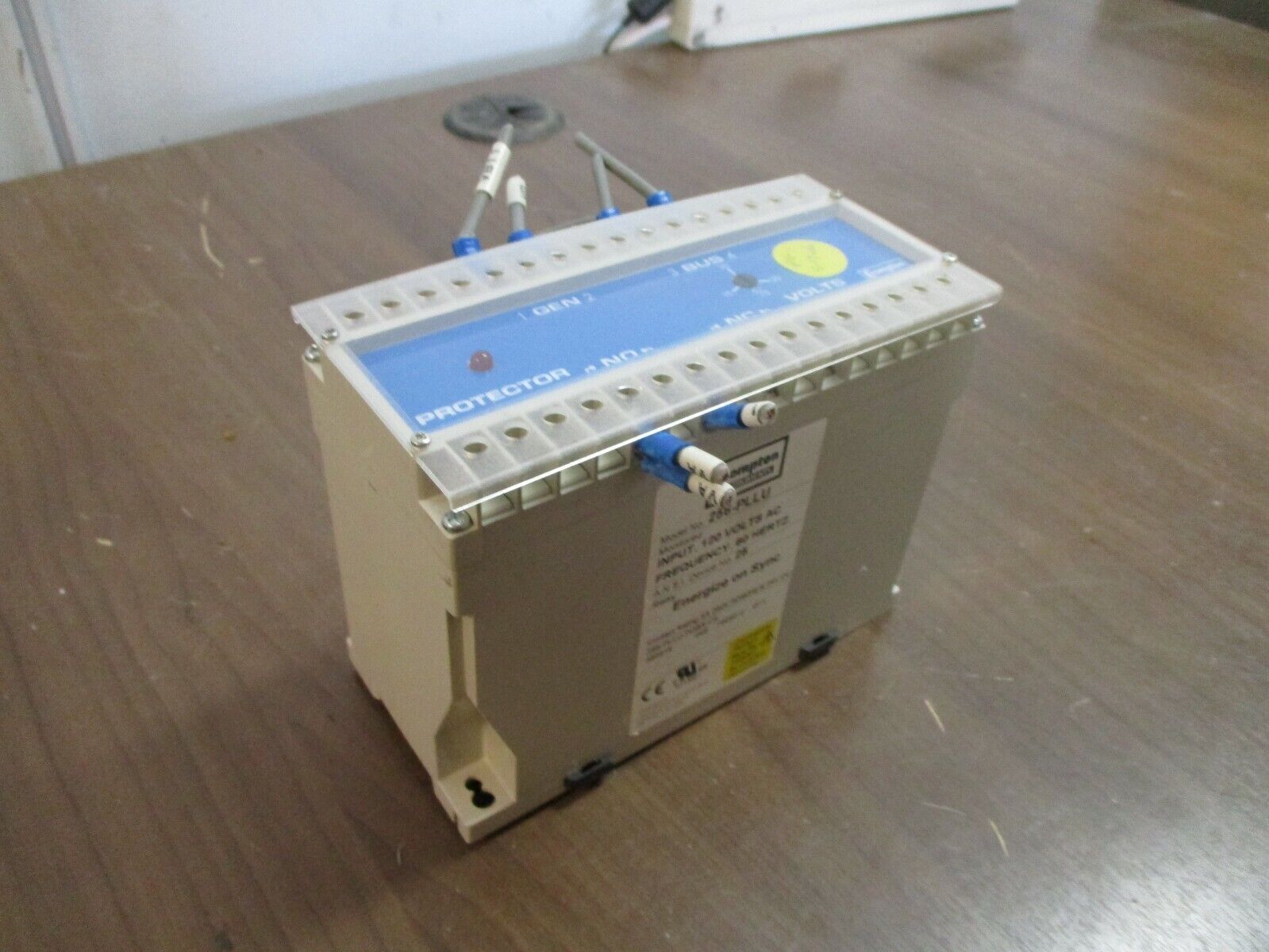 Crompton Protector Energize on Sync Relay 256-PLLU-PQBX-C6 120V 60Hz Used