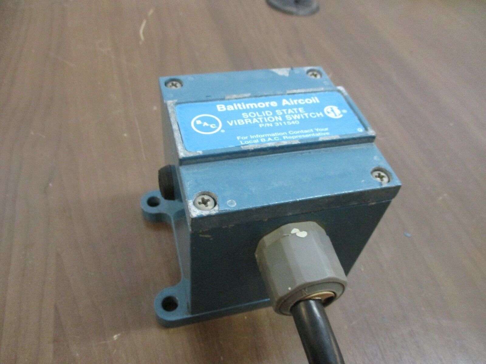 Baltimore Aircoil Solid State Vibration Switch 311540 Used