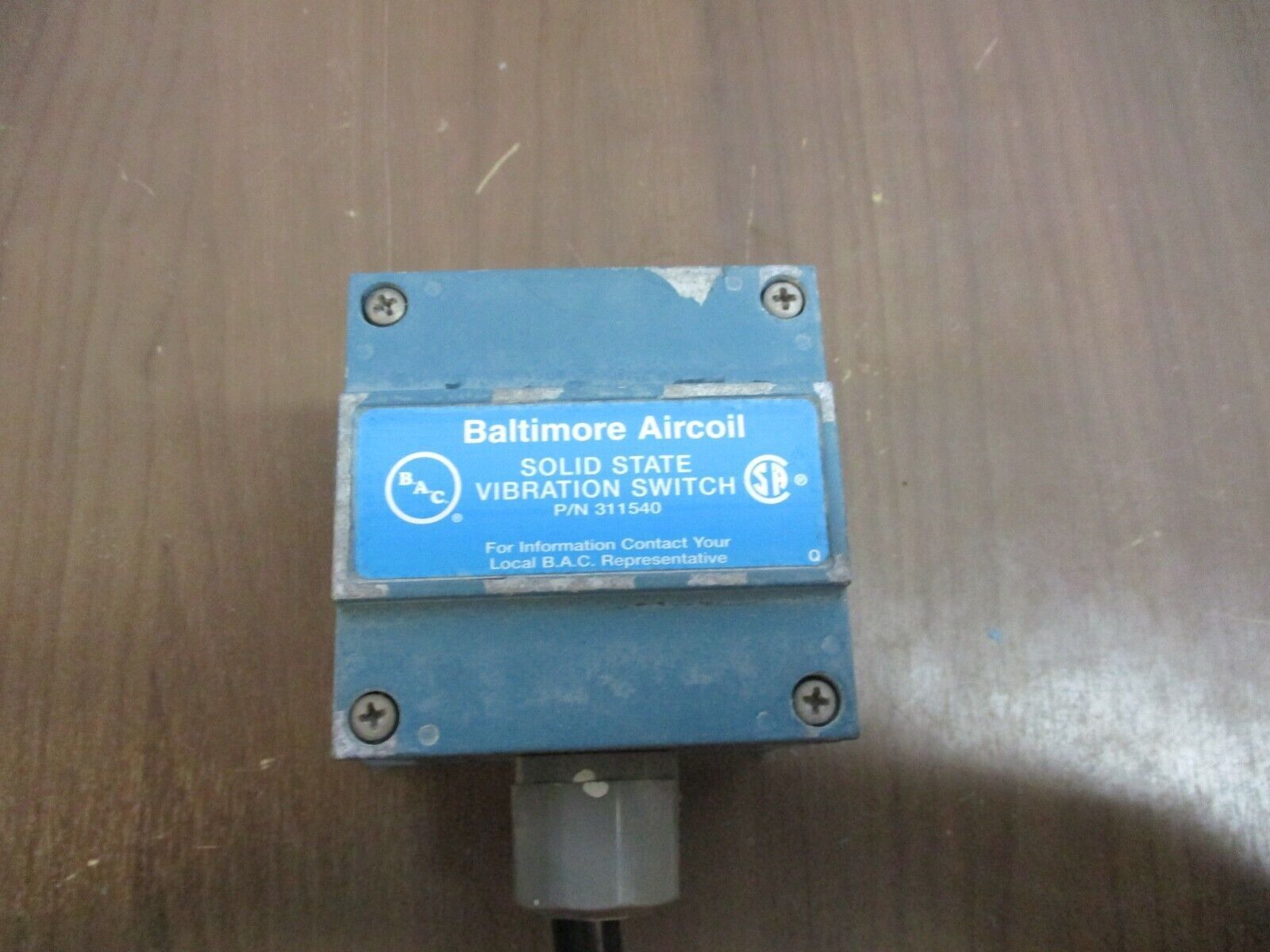 Baltimore Aircoil Solid State Vibration Switch 311540 Used