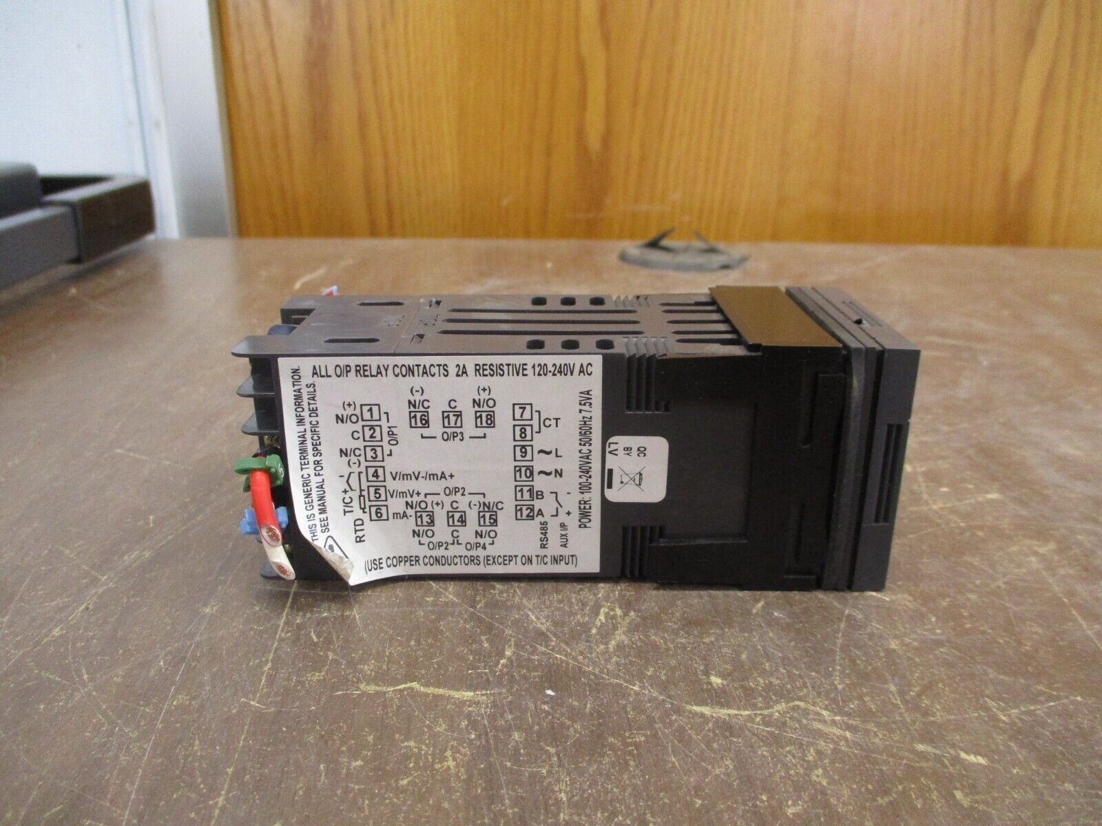Vulcanic F.93330 Temperature Controller D30656.01 *Broken Bottom* Used