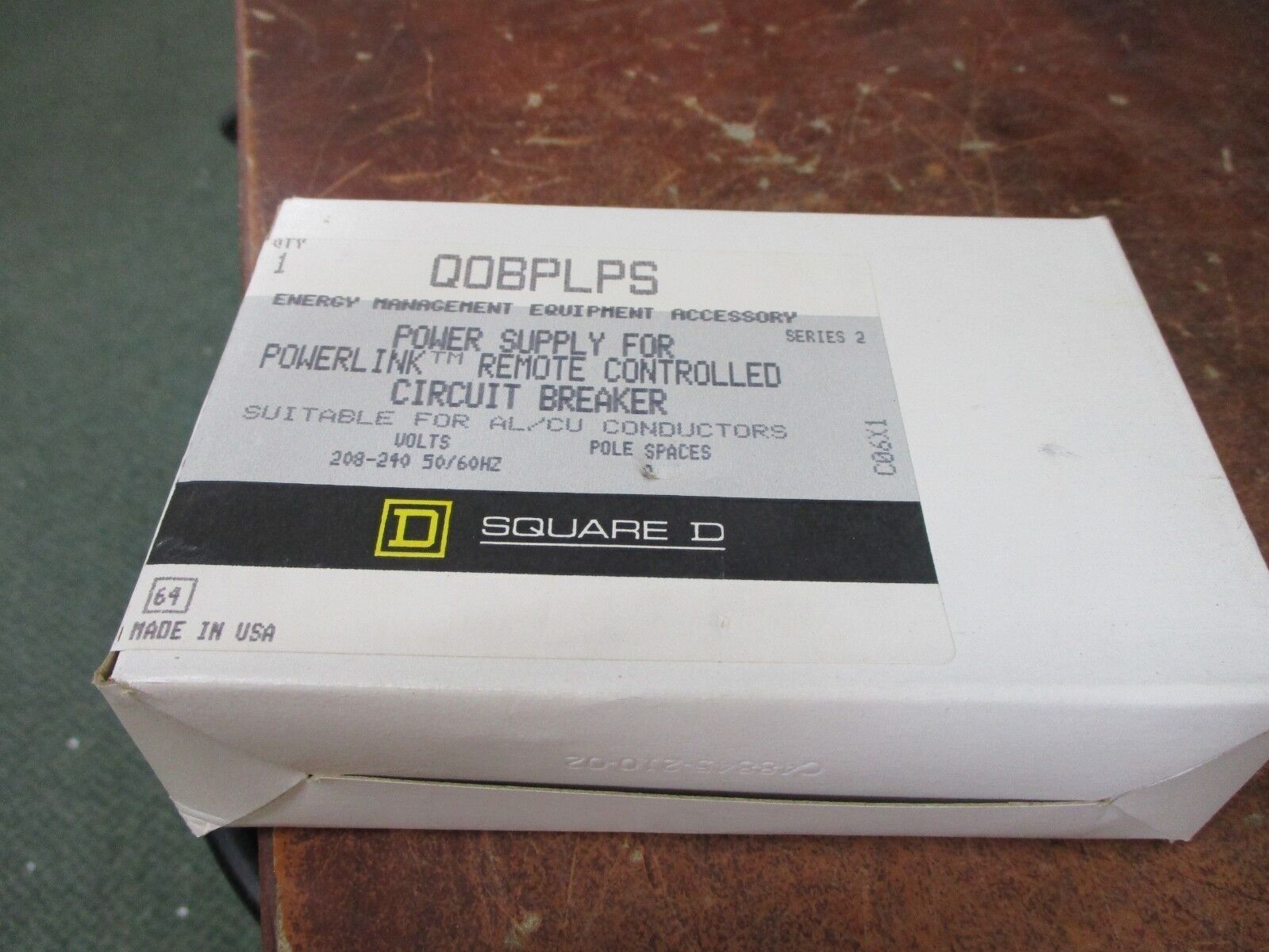 Square D Power Supply QOBPLPS For Powerlink Remote Controlled Circuit Breaker