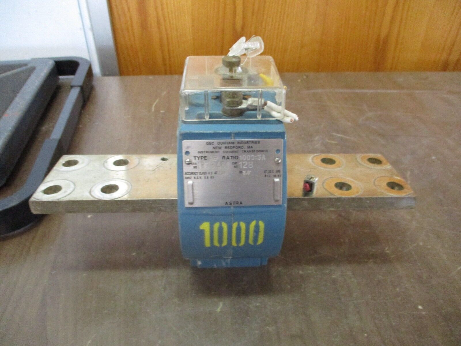 GEC Durham Type AB Current Transformer 128 Ratio 1000:5A 600V 10kV BIL Used
