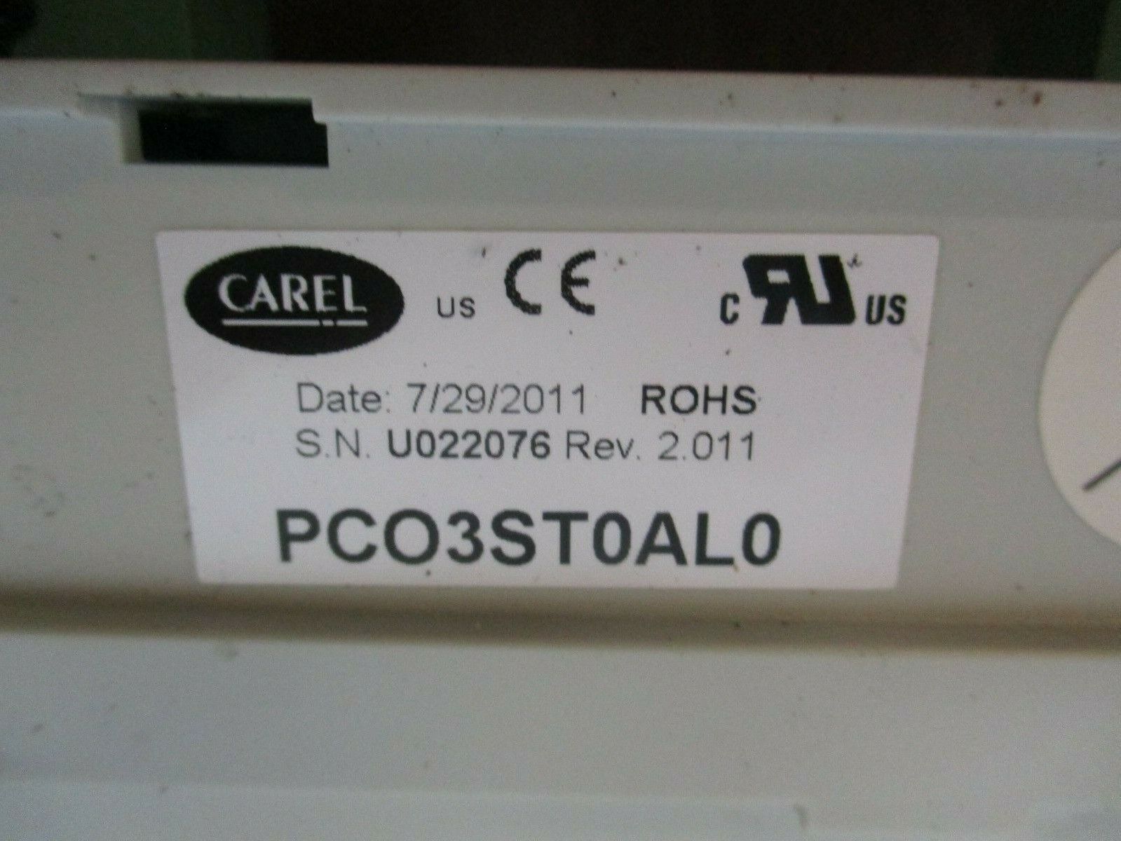 Carel Stulz E² Microprocessor Controller PCO3ST0AL0 Rev. 2.011 24V Used