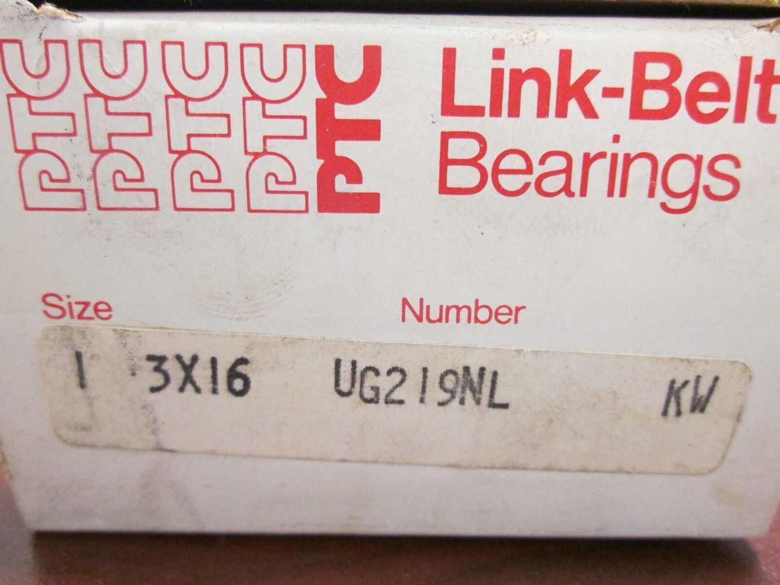 PTC Bearing UG219NL Size 1 3x16 New Surplus