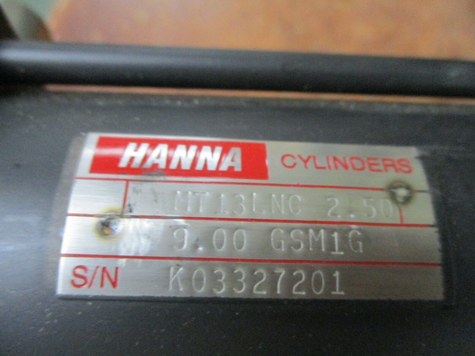 Hanna Cylinder MT13LNC 2.50 9.00 GSM1G Used