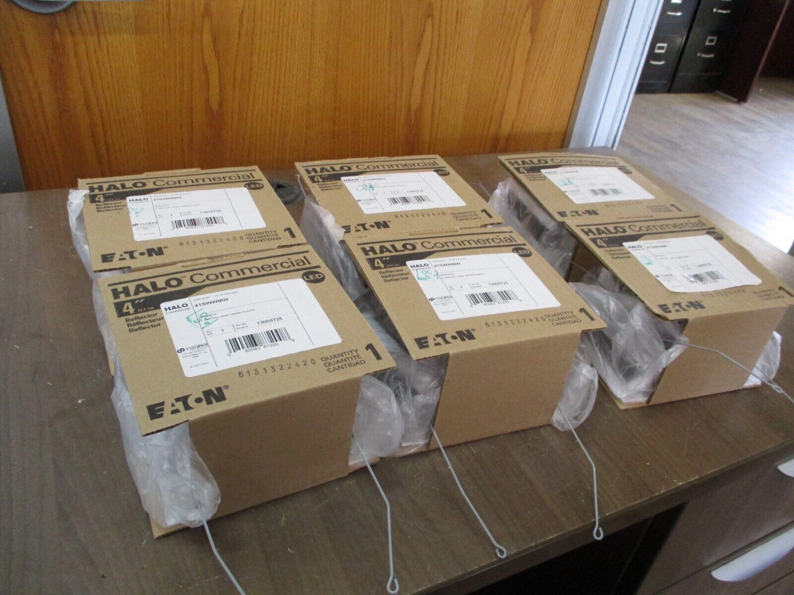 Eaton Halo Commercial Wall Wash Trip 41SWWMW 4" Deep Matte White *Box of 6*