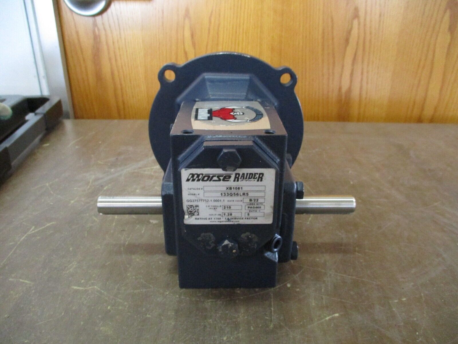 Morse Raider Plus Reducer XB1081 Model #: 133Q56LR5 Ratio 5:1 1.28HP *No Box*