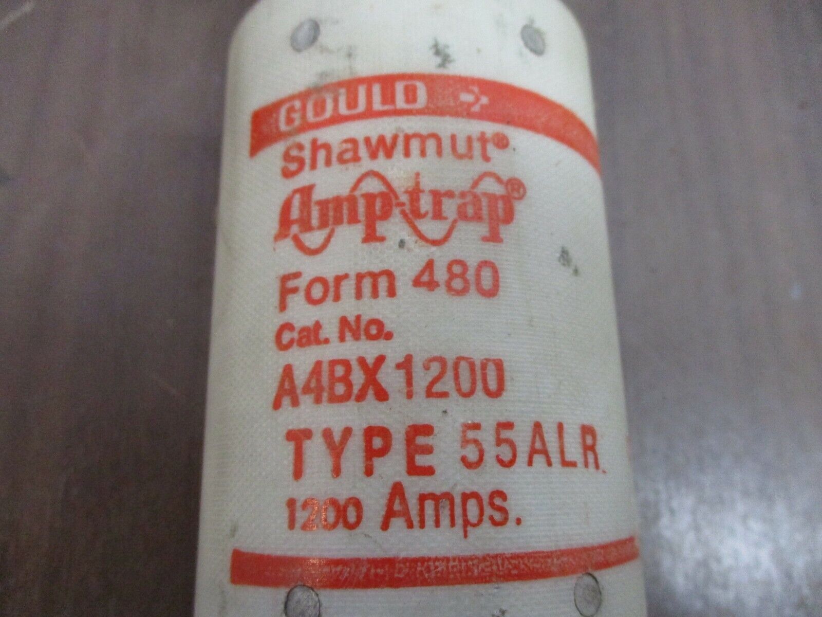 Gould Shawmut Amp-Trap Fuse A4BX1200 1200A 600V Used