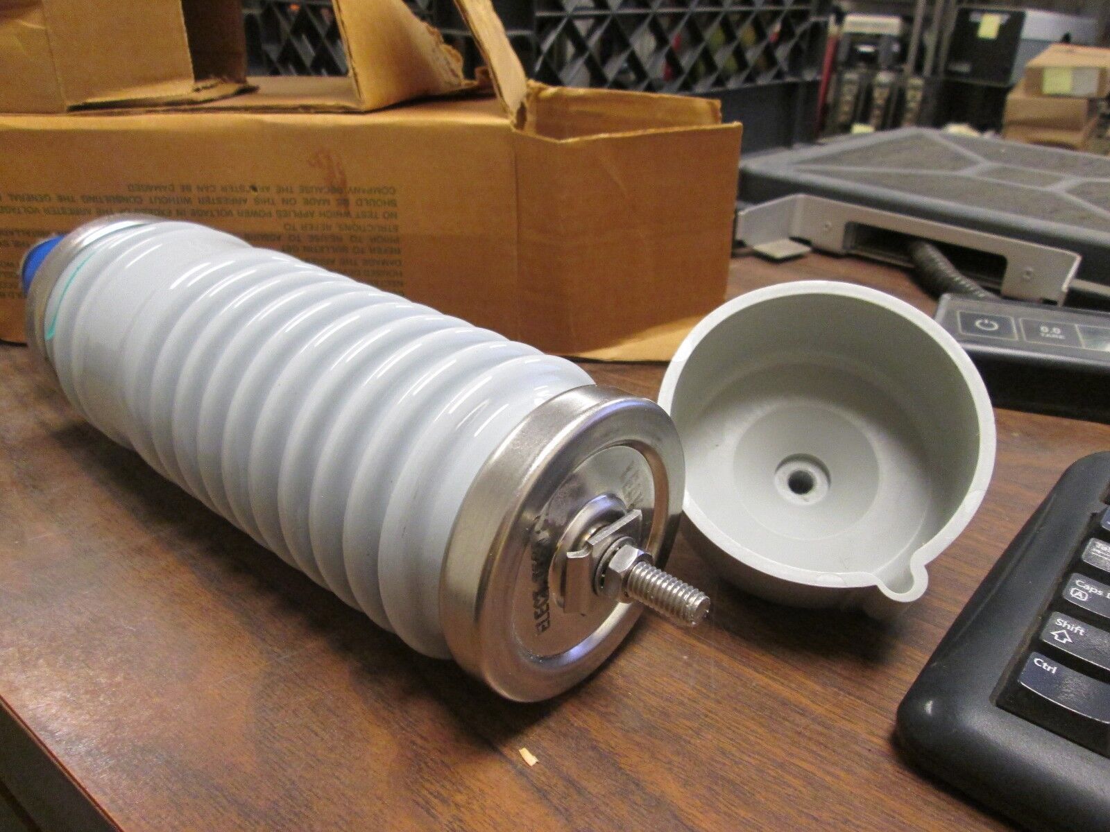 GE Tranquell Riser Pole Arrester UD9L13FHC010 10KV W/ Clip New Surplus