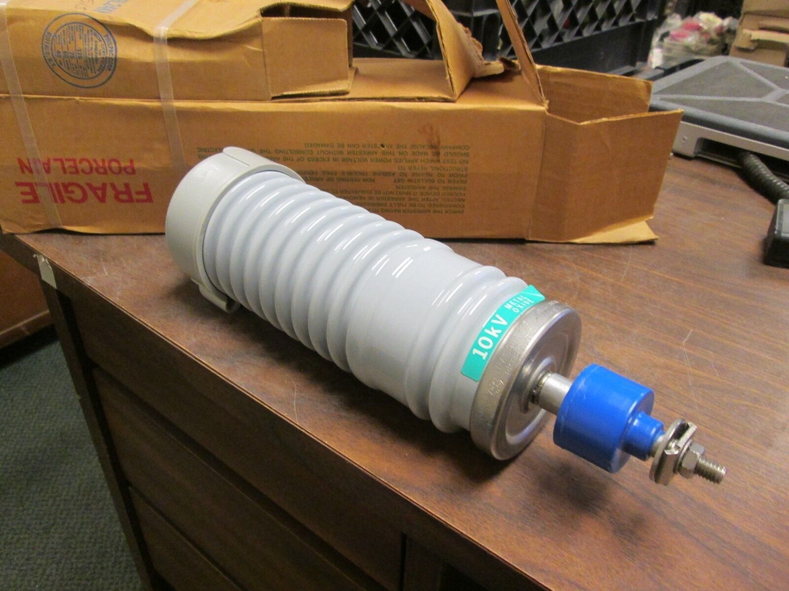 GE Tranquell Riser Pole Arrester UD9L13FHC010 10KV W/ Clip New Surplus